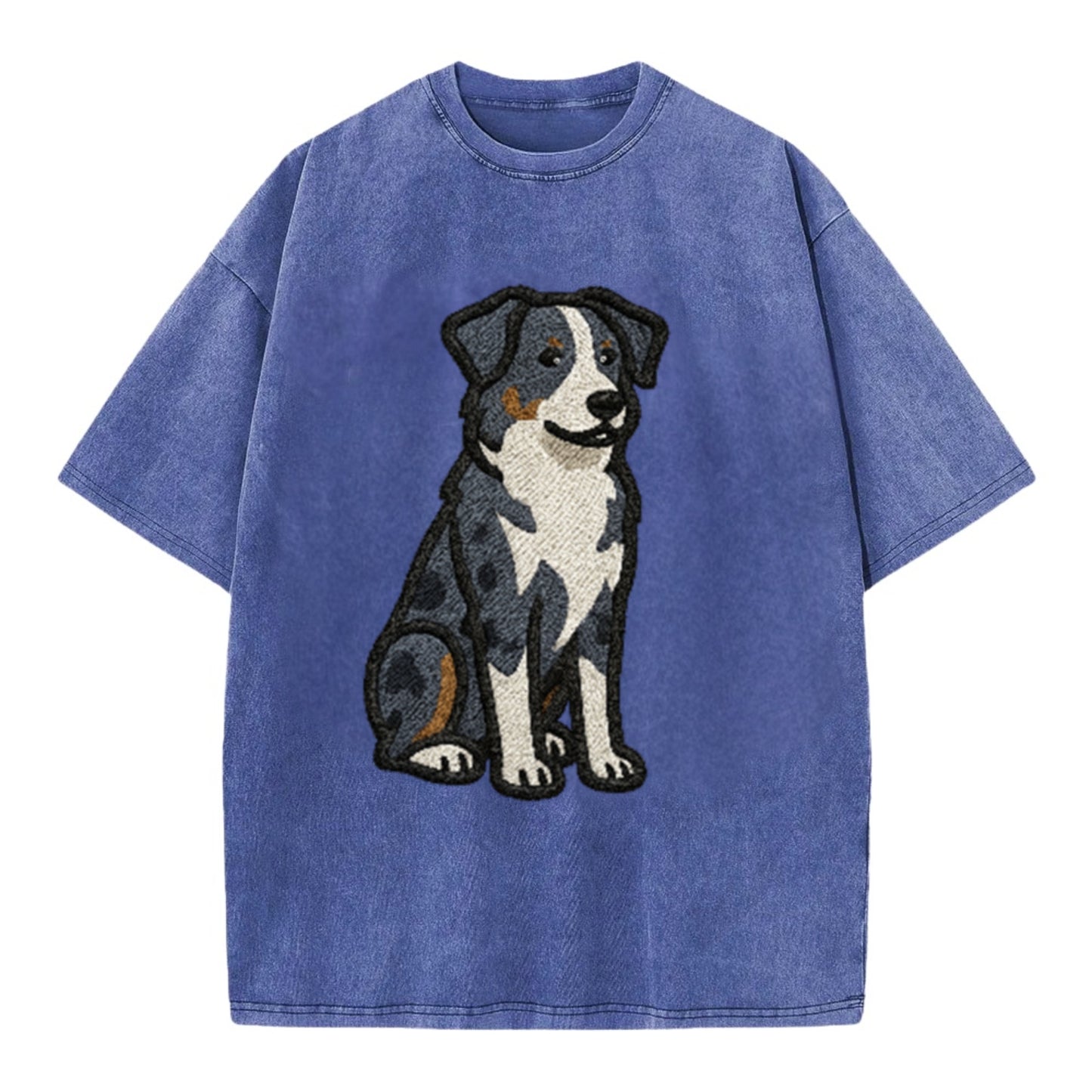 australian-shepherd-blue-merle-vibrant-spirit Hat