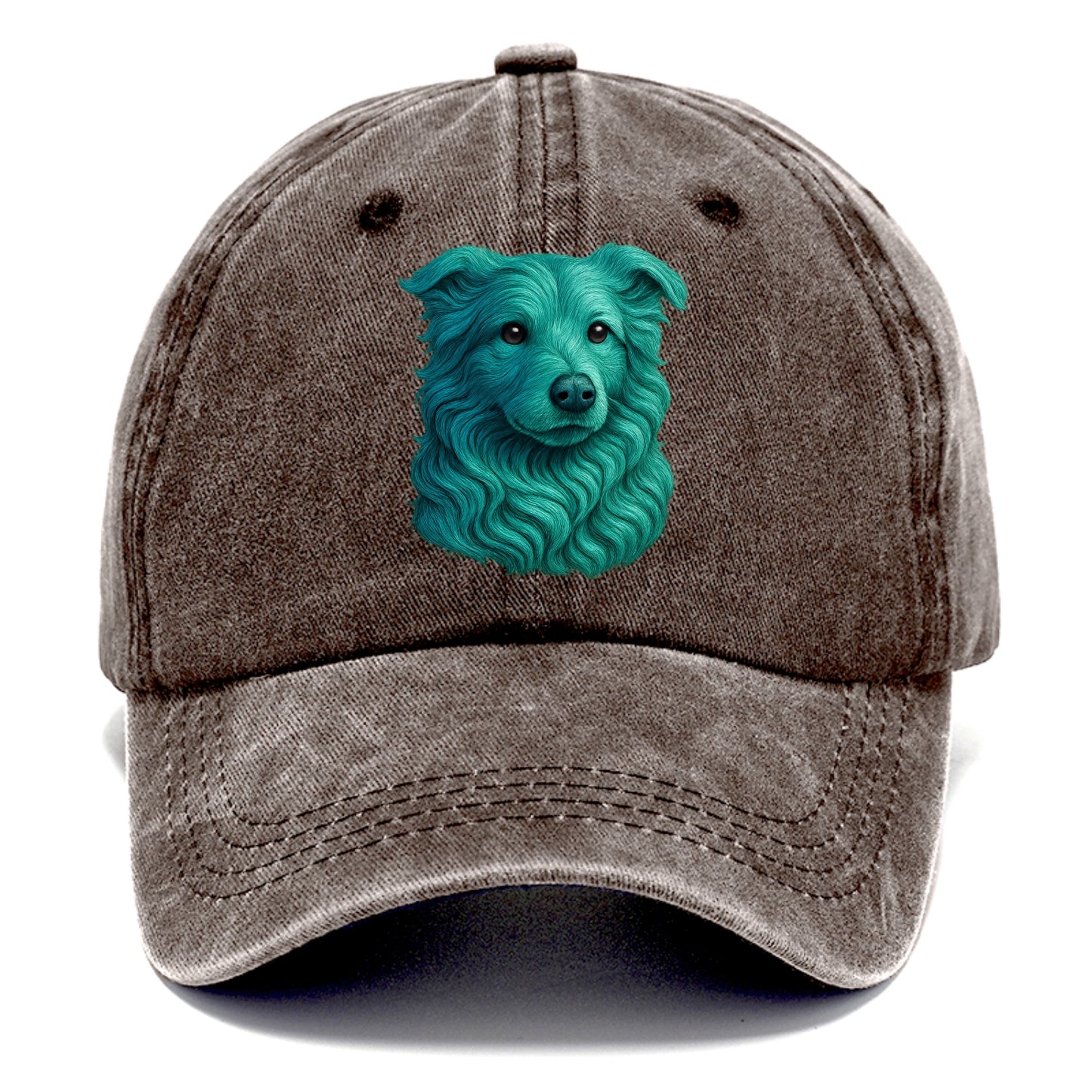 ocean waves portrait design Hat