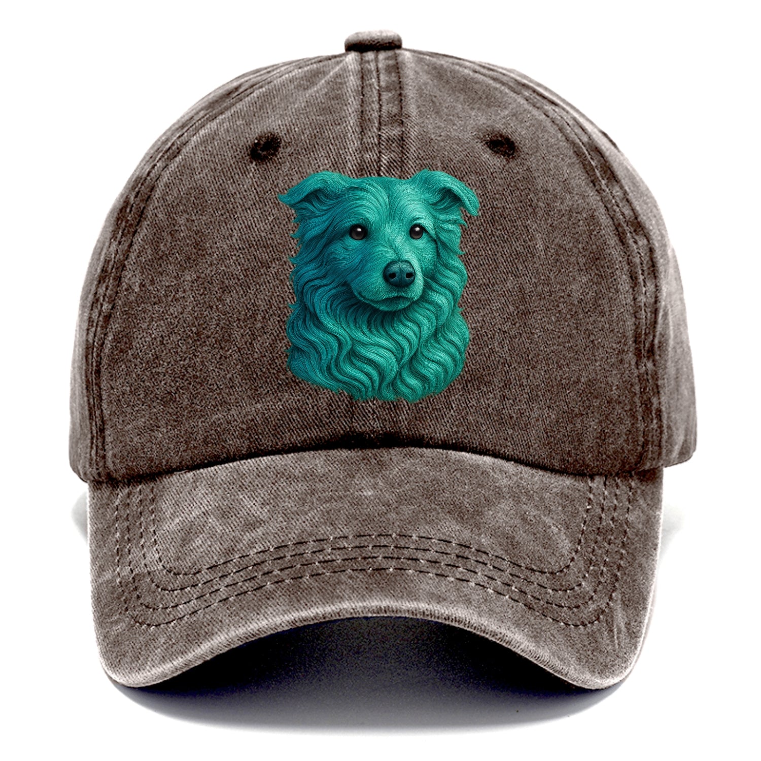 ocean waves portrait design Hat