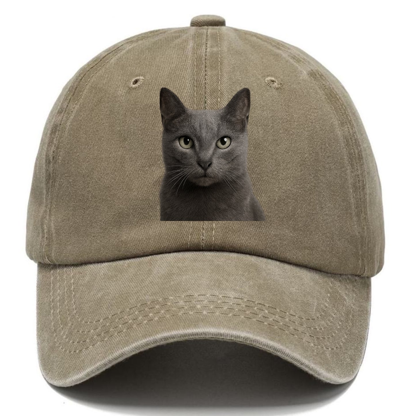 russian blue portrait design Hat