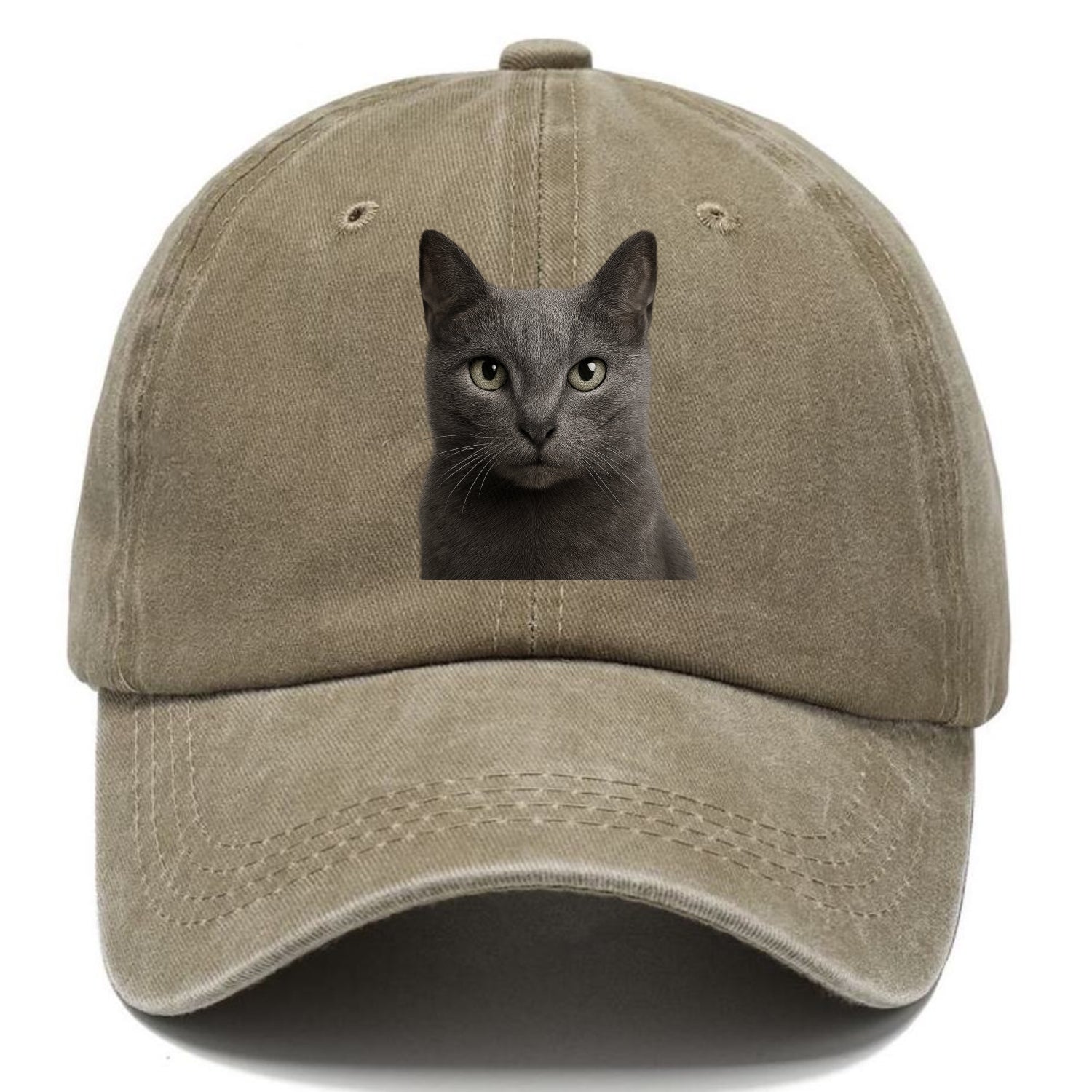 russian blue portrait design Hat