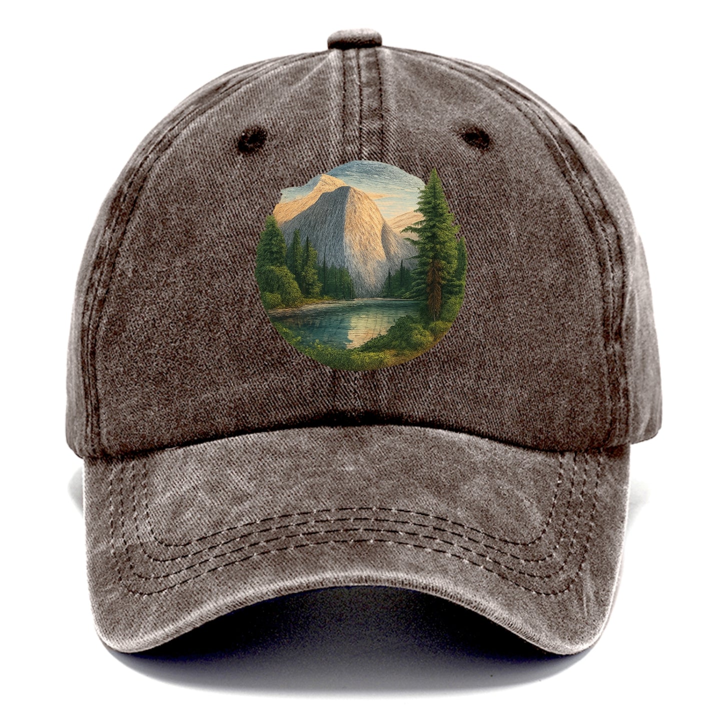 mountain lake serenity Hat