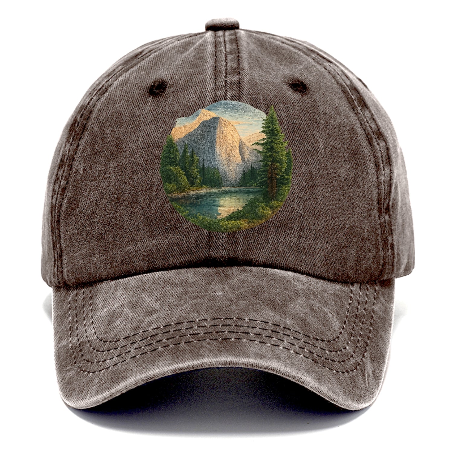 mountain lake serenity Hat