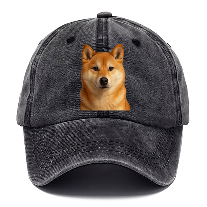 shiba inu portrait design Hat