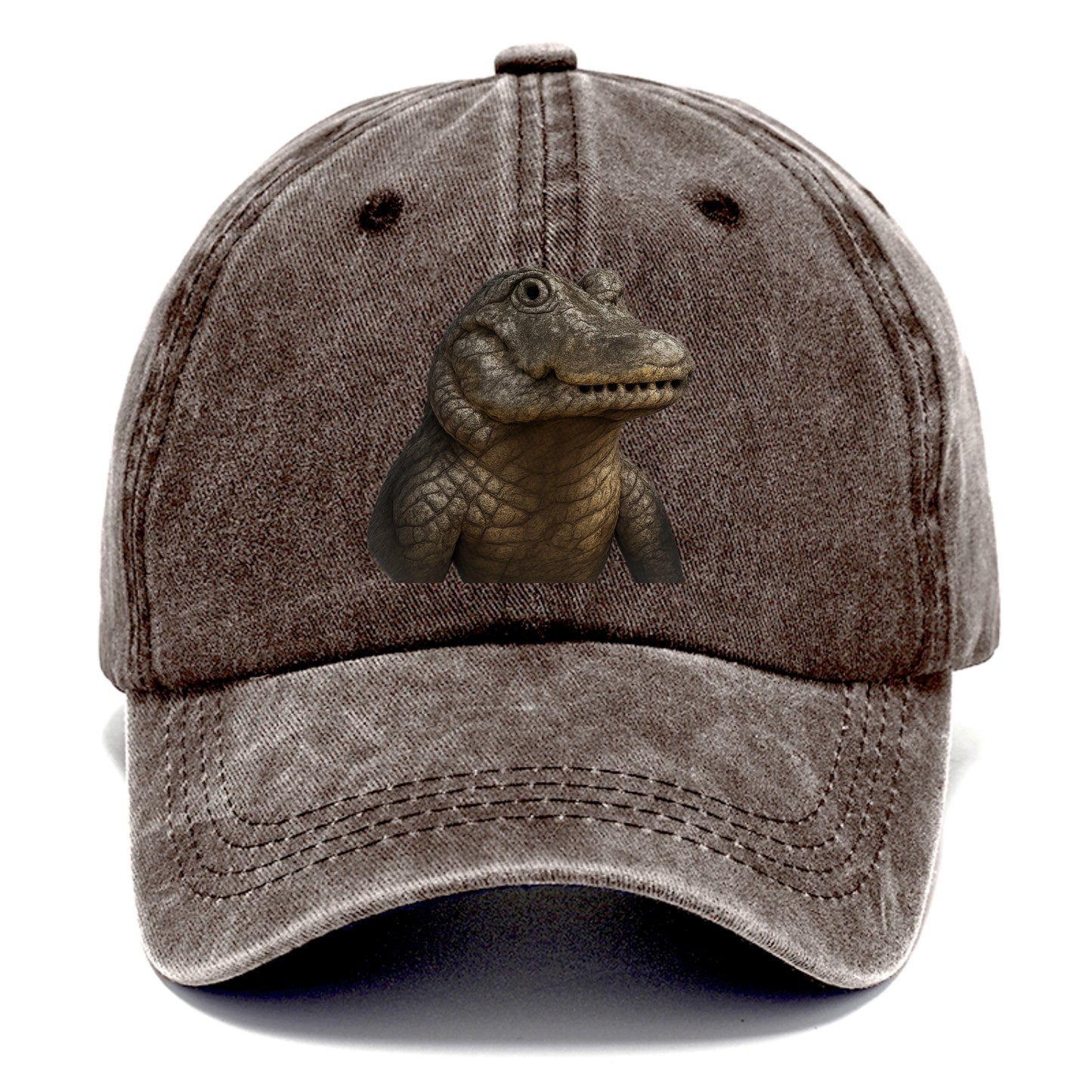 alligator portrait design Hat