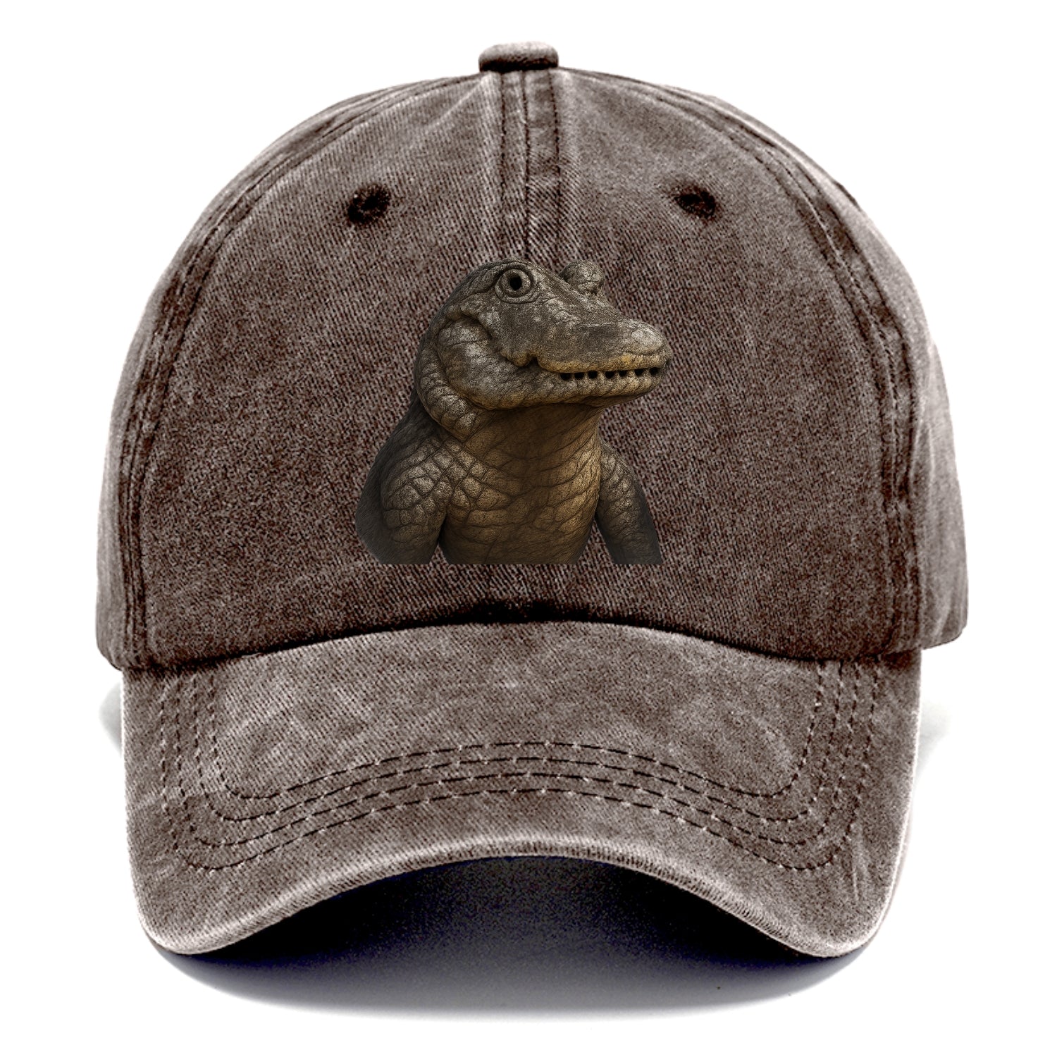 alligator portrait design Hat