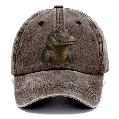 alligator portrait design Hat