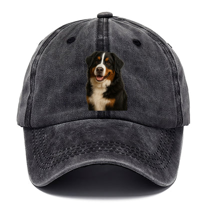 bernese mountain dog portrait design Hat