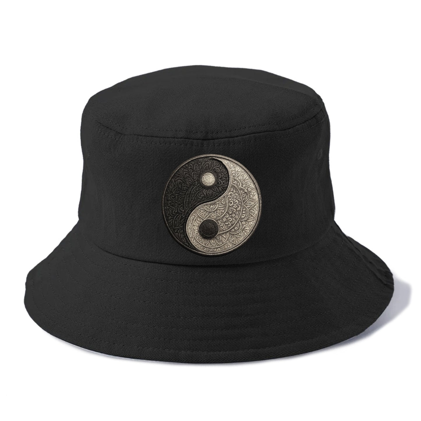 mandala yin yang pattern Hat