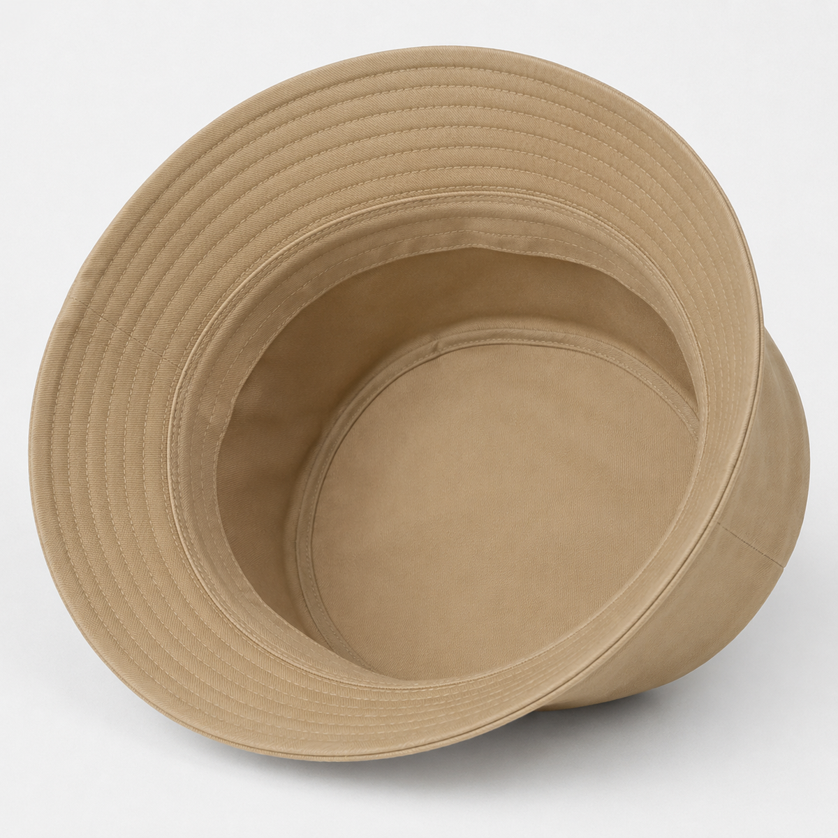 Baby Giant Panda Cub Cotton Bucket Hat – inside view showing the sweatband