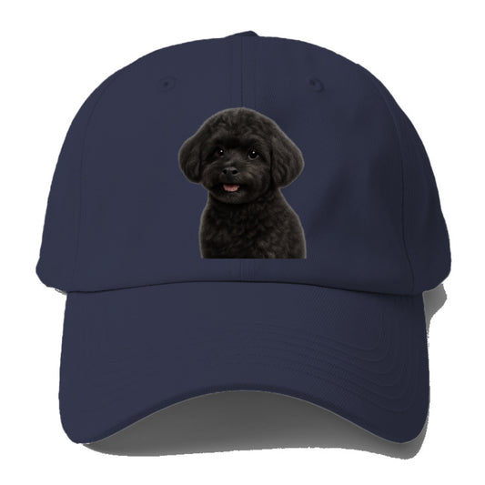 black maltipoo portrait design Hat