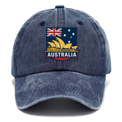 Australian Landmark Flag Hat