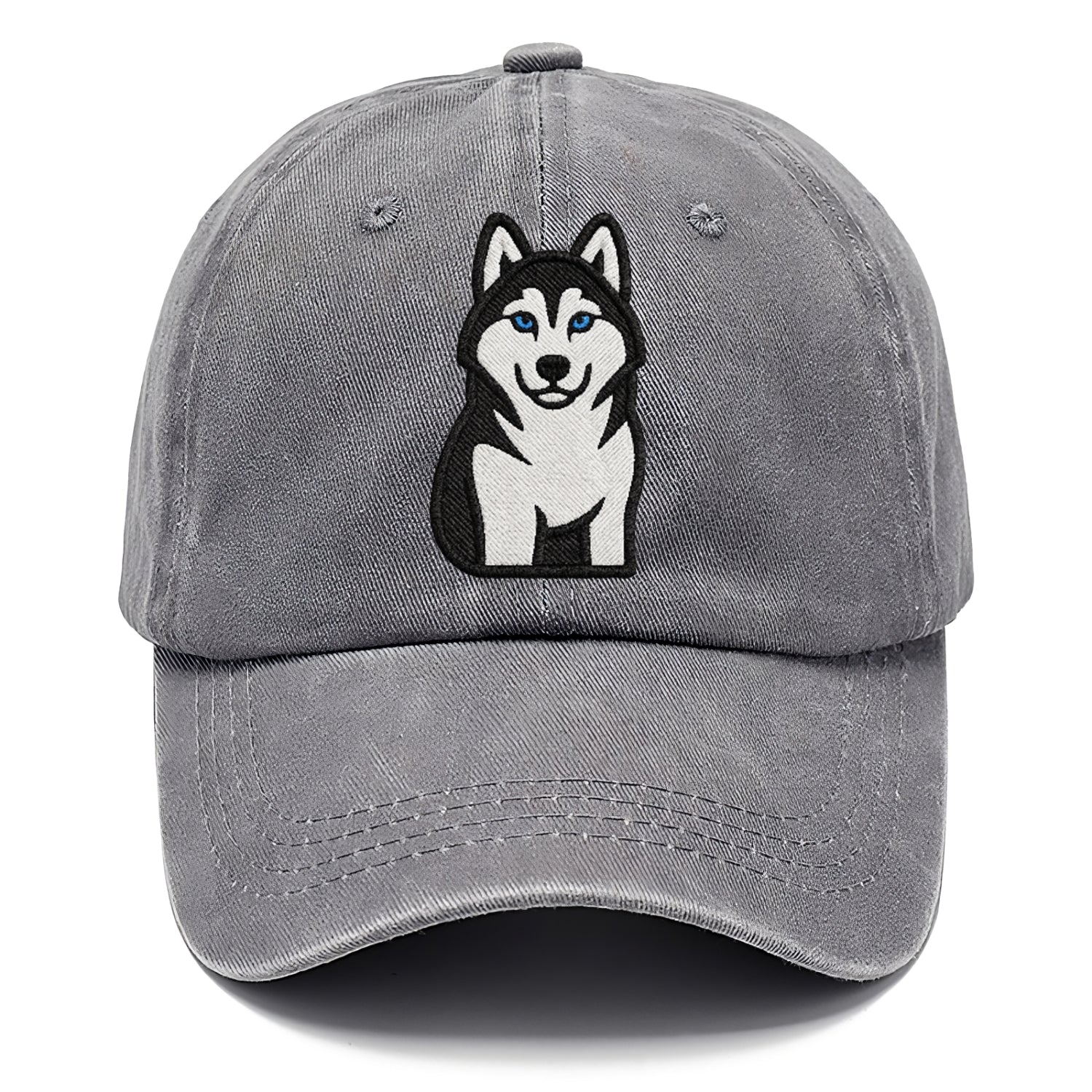husky-blue-eyes-piercing-gaze Hat