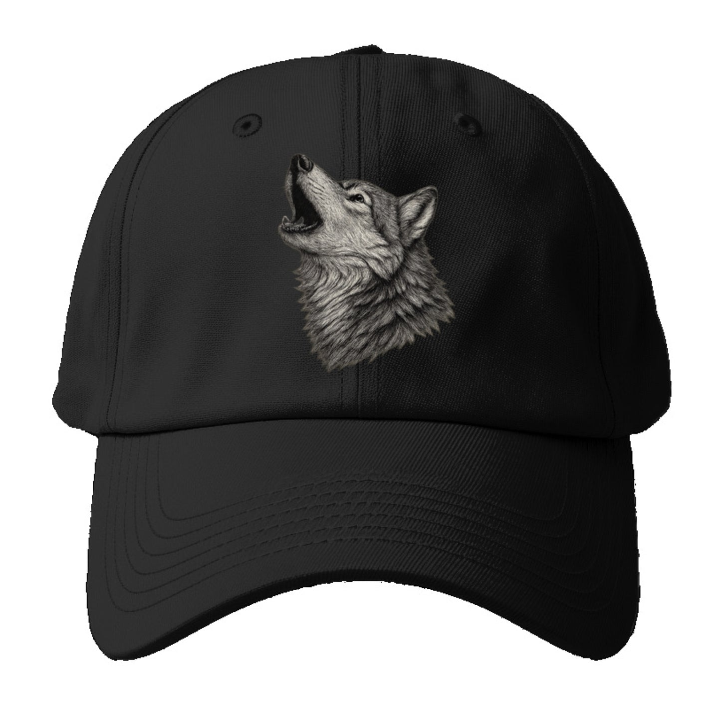 wolf howling Hat