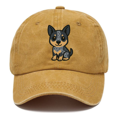 Australian Cattle Dog Blue Heeler Sitting Pose Portrait Design Classic Cap