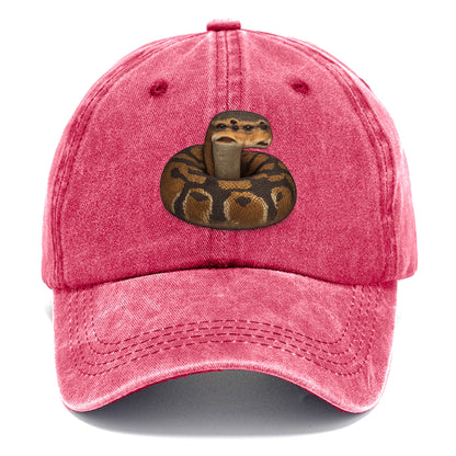 snake portrait design Hat