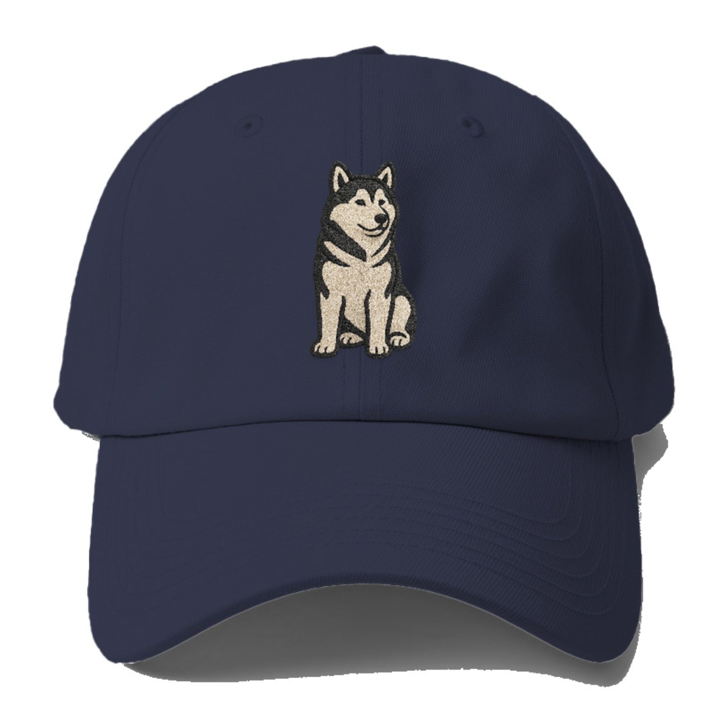 Alaskan Malamute Gray And White Pose Hat