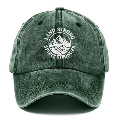 land strong spirit stronger Hat