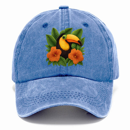 tropical toucan floral paradise Hat