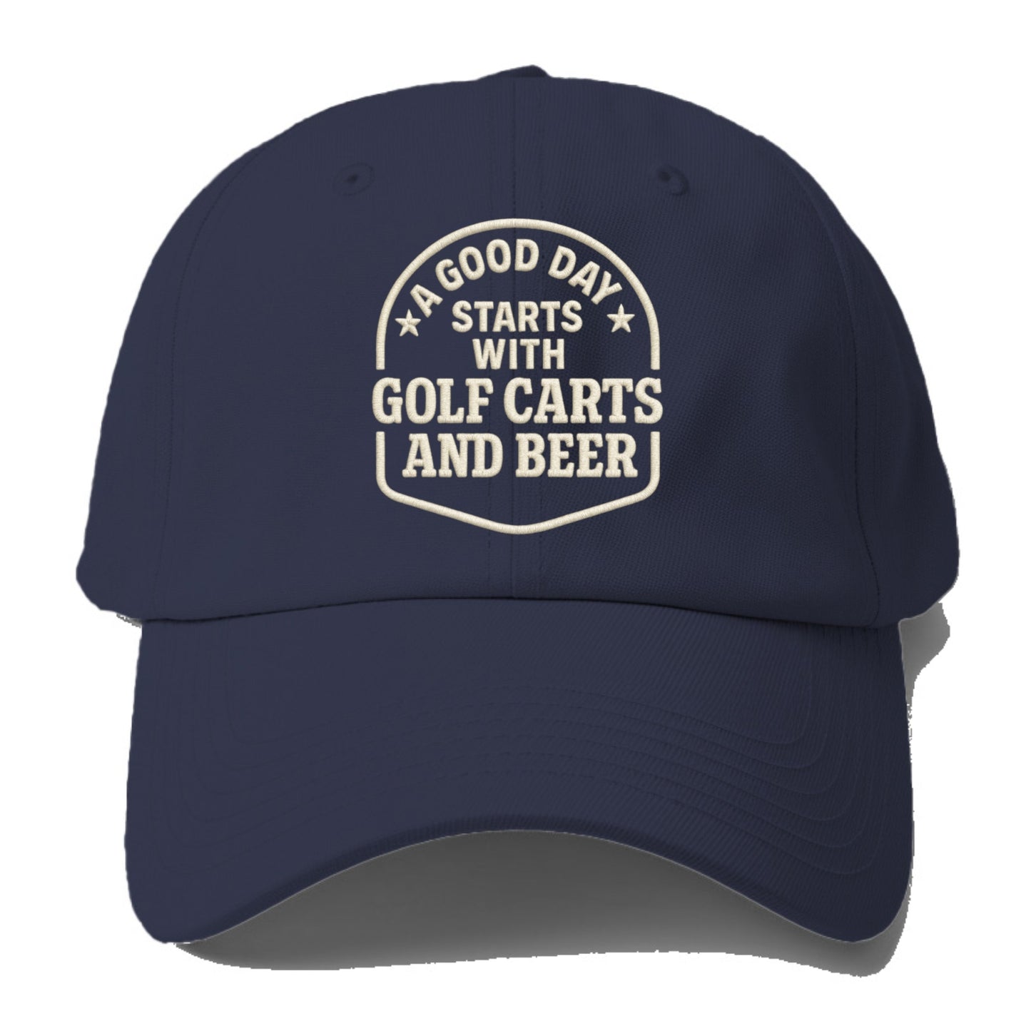 golf and leisure slogan Hat