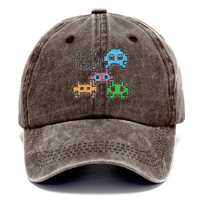 pixelated invasion retro collection Hat