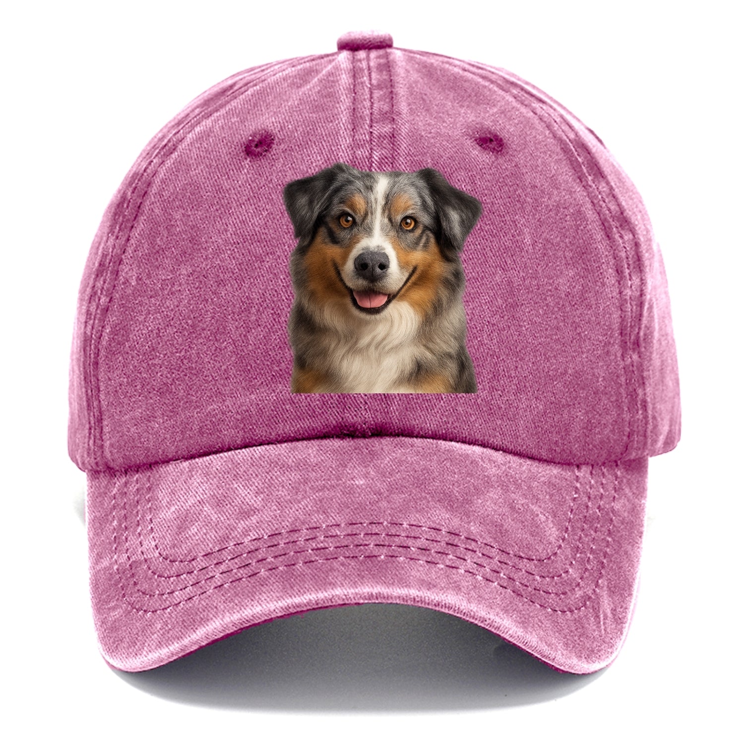 australian shepherd portrait design Hat