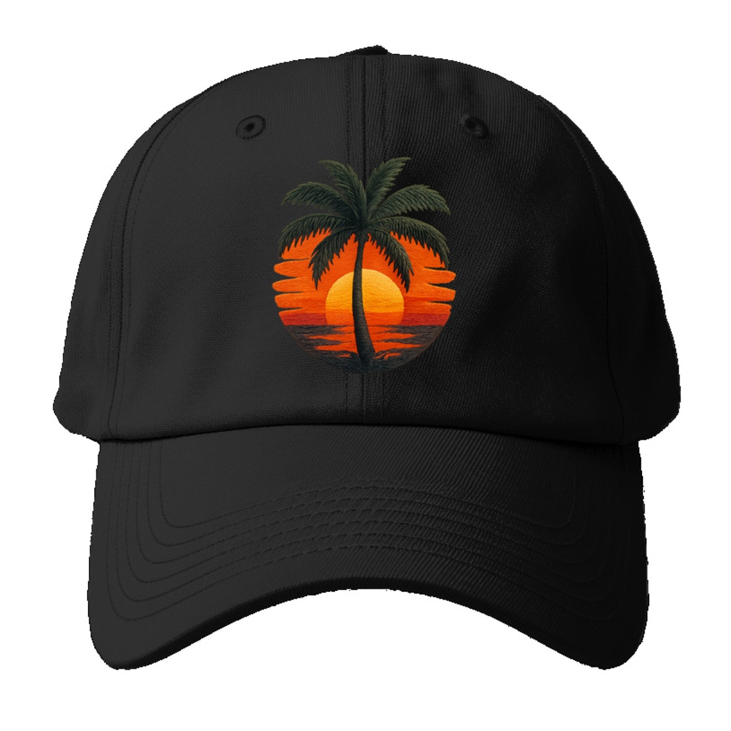 golden palm island sunset dream Hat