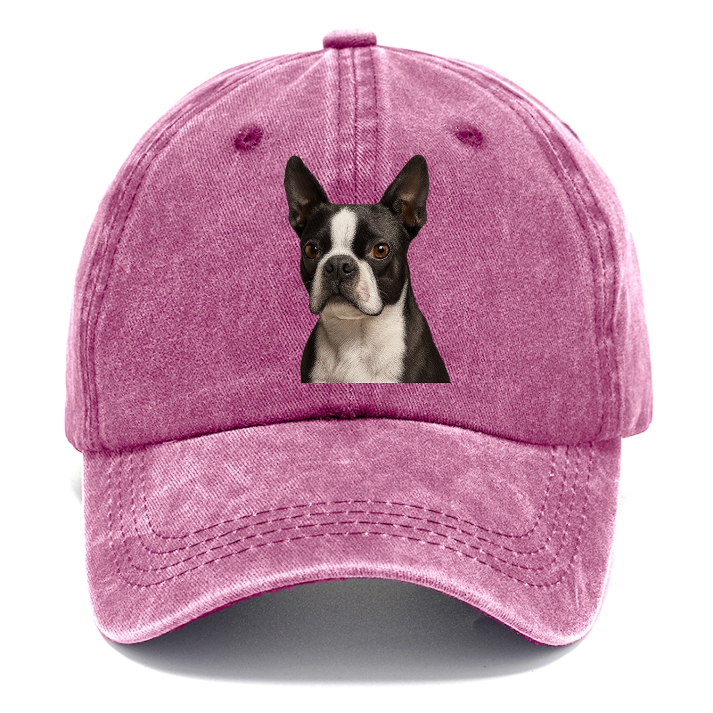 boston terrier portrait design Hat