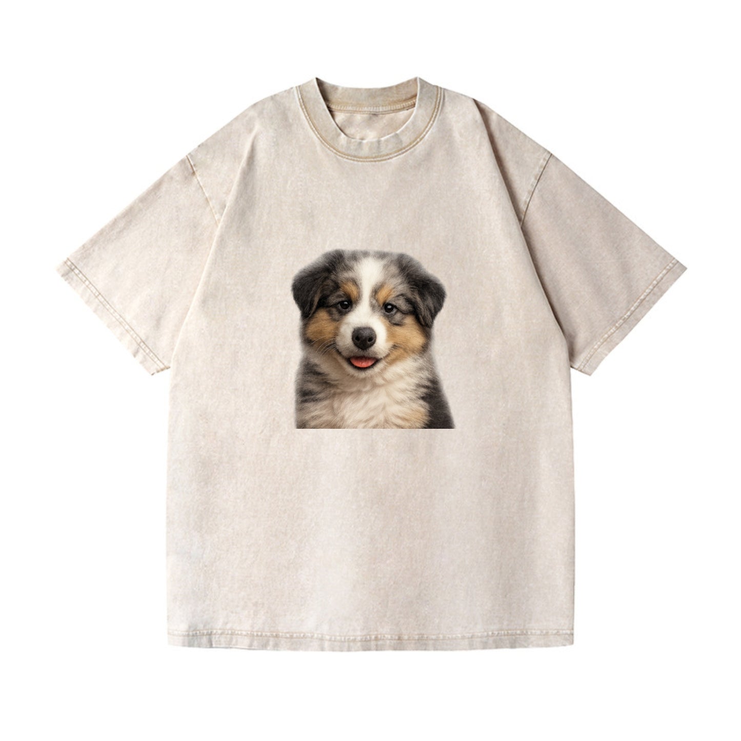australian shepherd puppy portrait design Hat