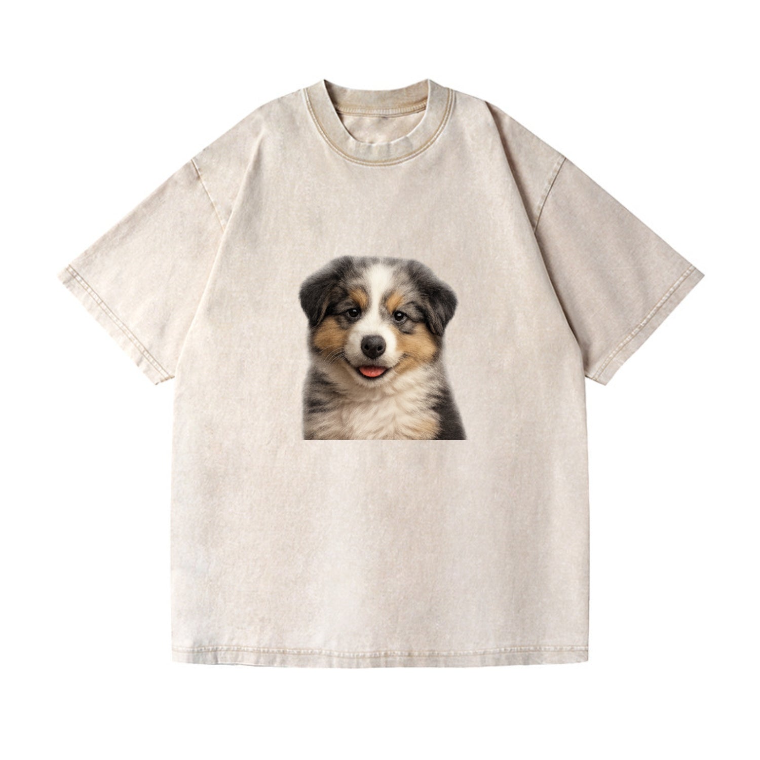 australian shepherd puppy portrait design Hat