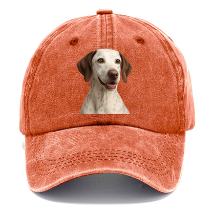 white german shorthaired pointer portrait design Hat