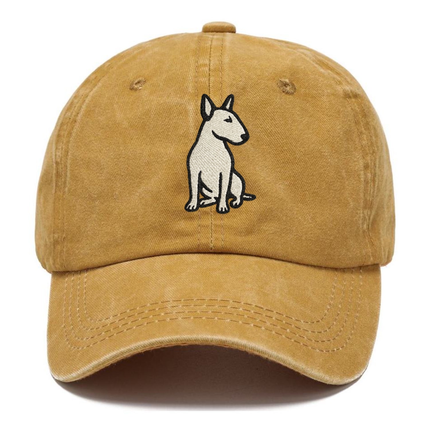Miniature Bull Terrier White Pose Hat