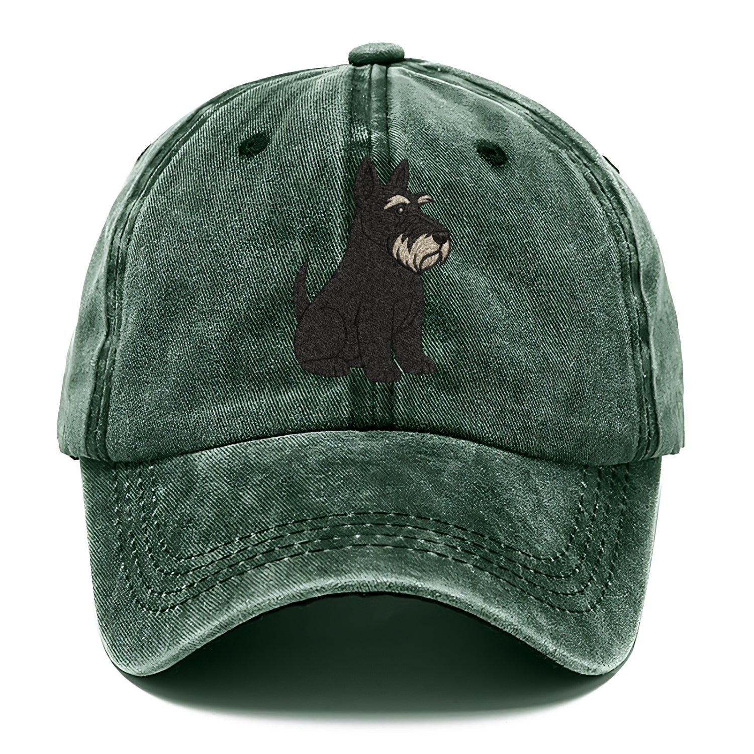 Scottish Terrier Black Sitting Pose Hat