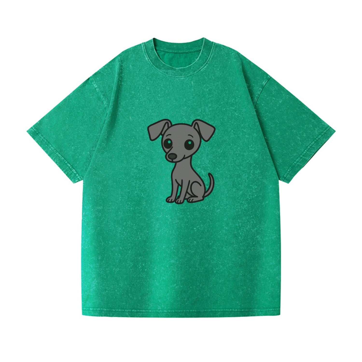 italian greyhound gray sitting pose with thin build portrait design Hat