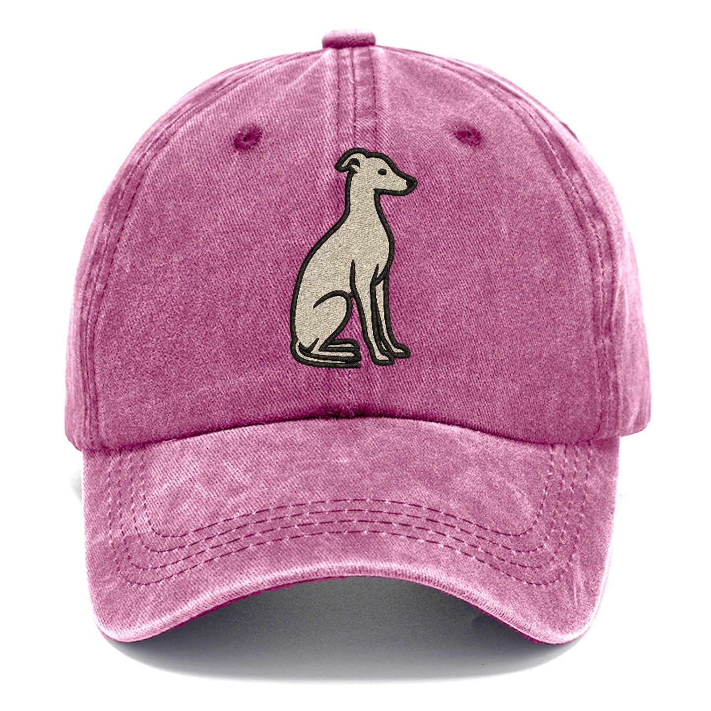 Italian Greyhound Gray Sitting Pose Hat