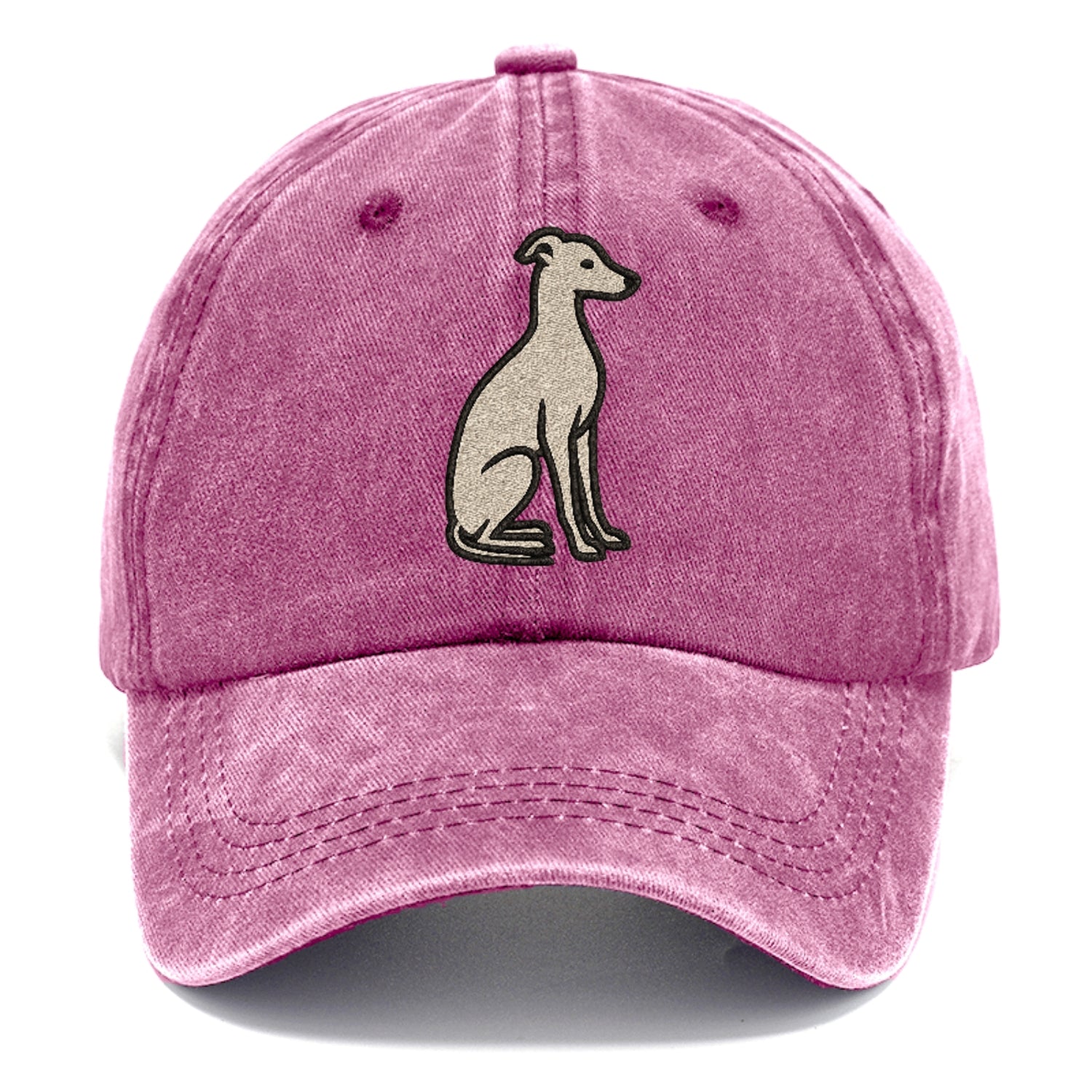 Italian Greyhound Gray Sitting Pose Hat