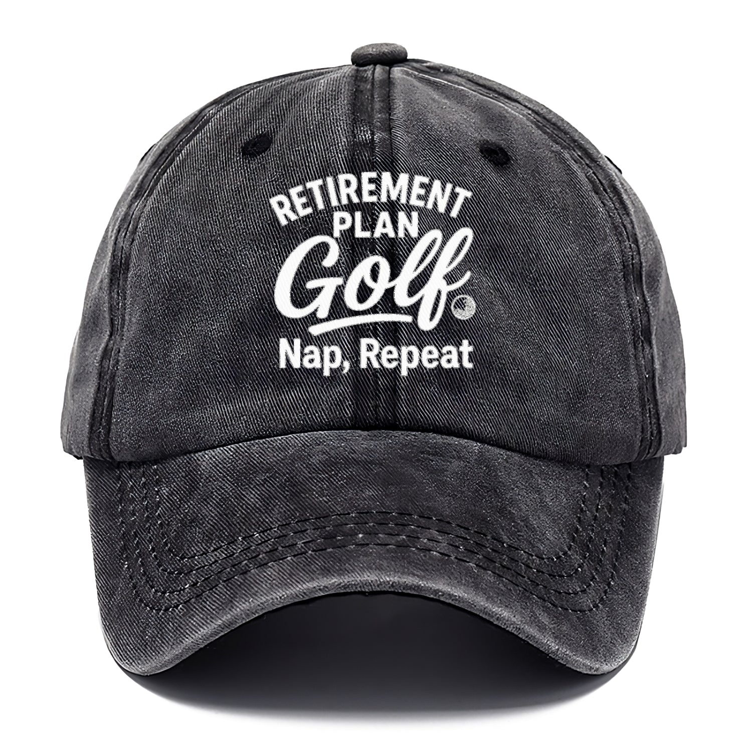 retirement golf nap repeat plan Hat