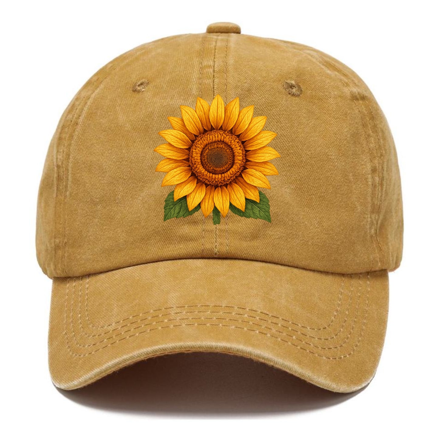 golden sunflower bloom Hat