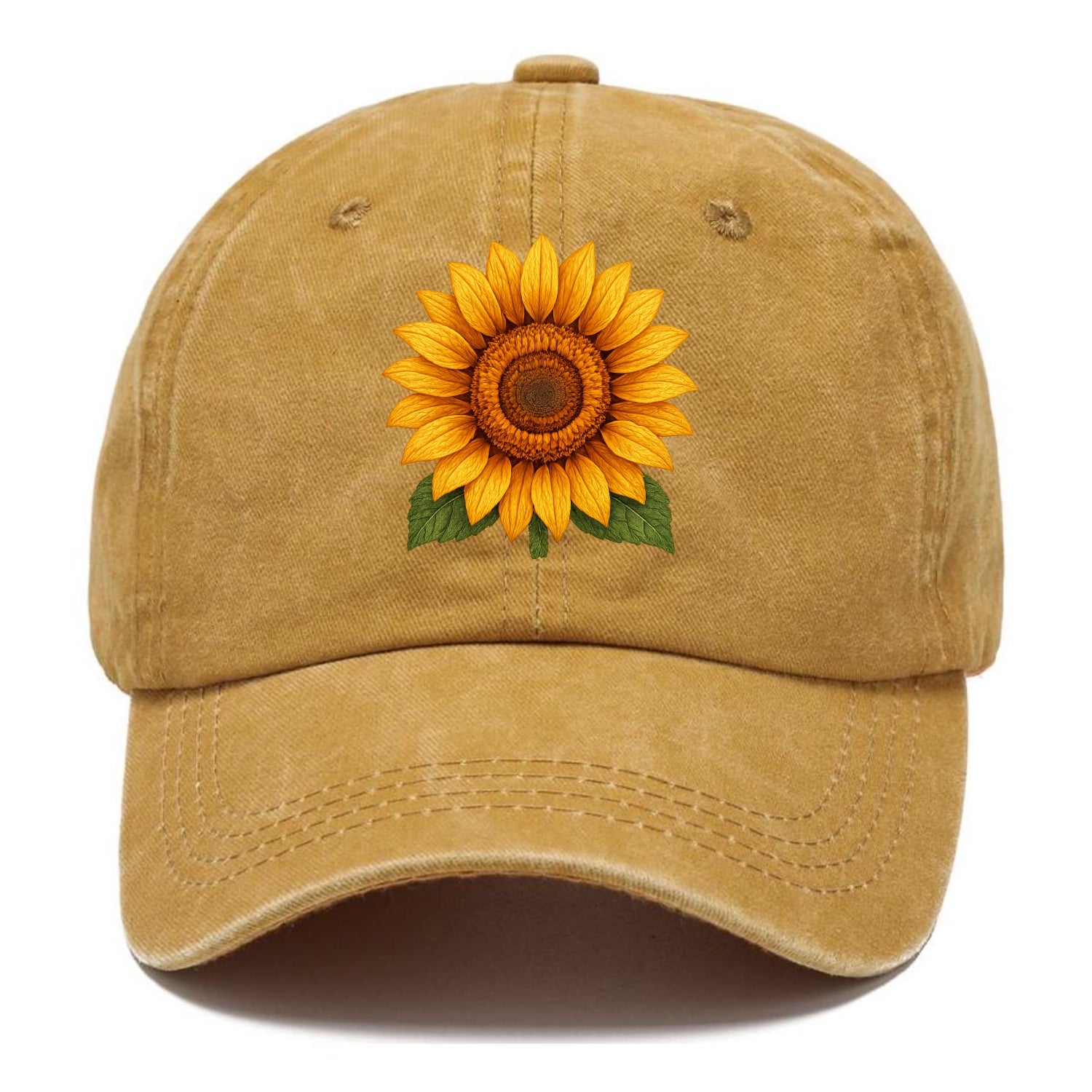 golden sunflower bloom Hat