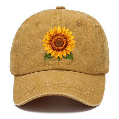 golden sunflower bloom Hat