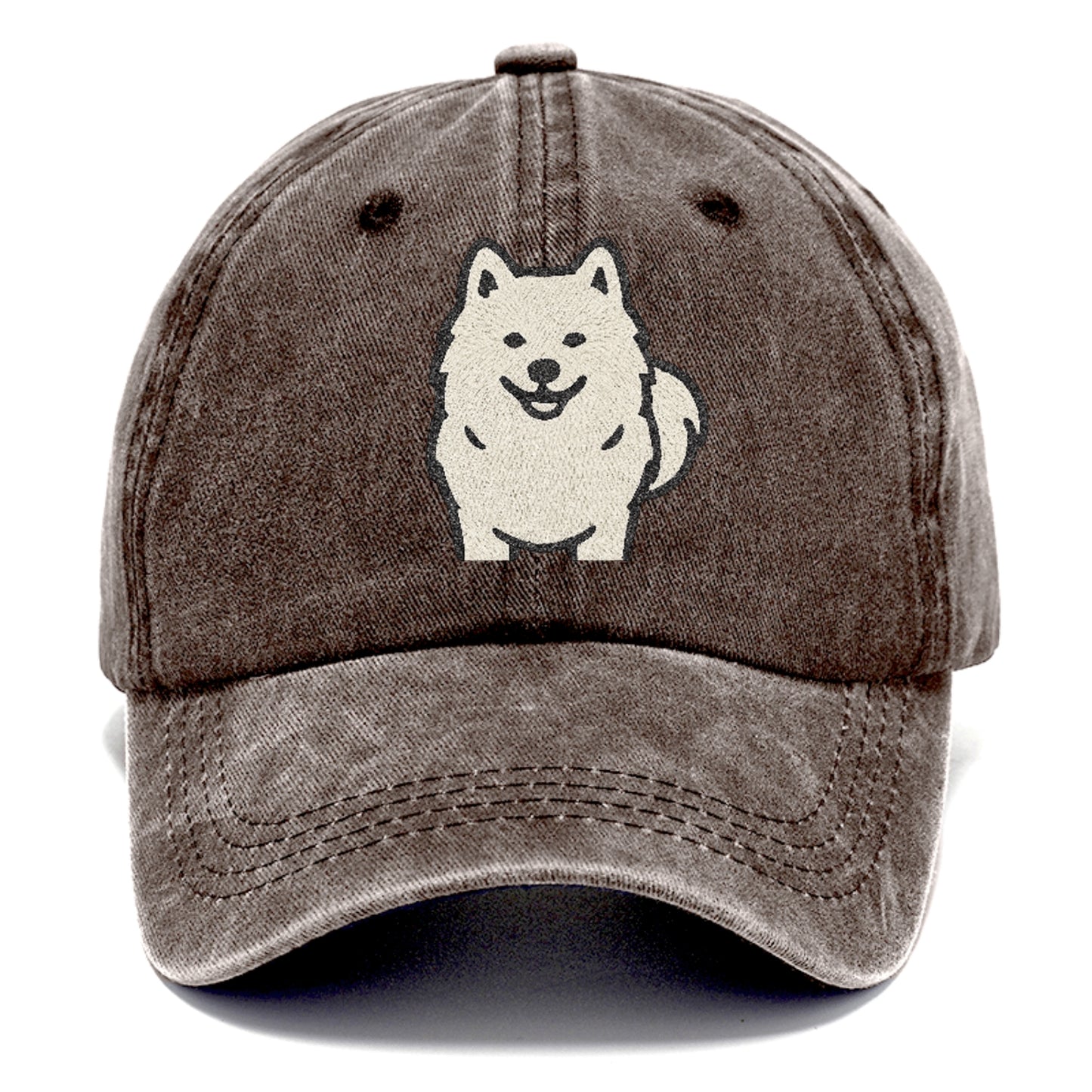 Samoyed White Fluffy Design Hat