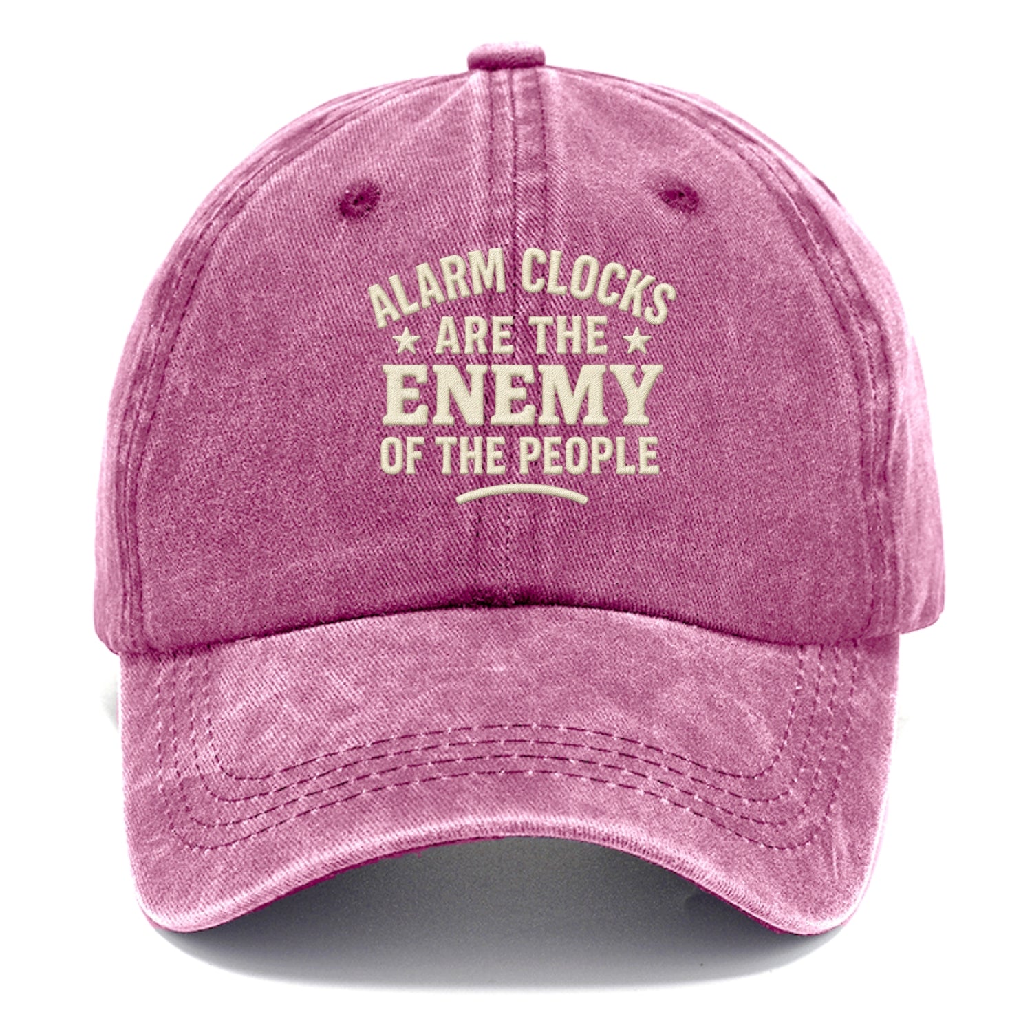 alarm clocks are the enemy of the people Hat