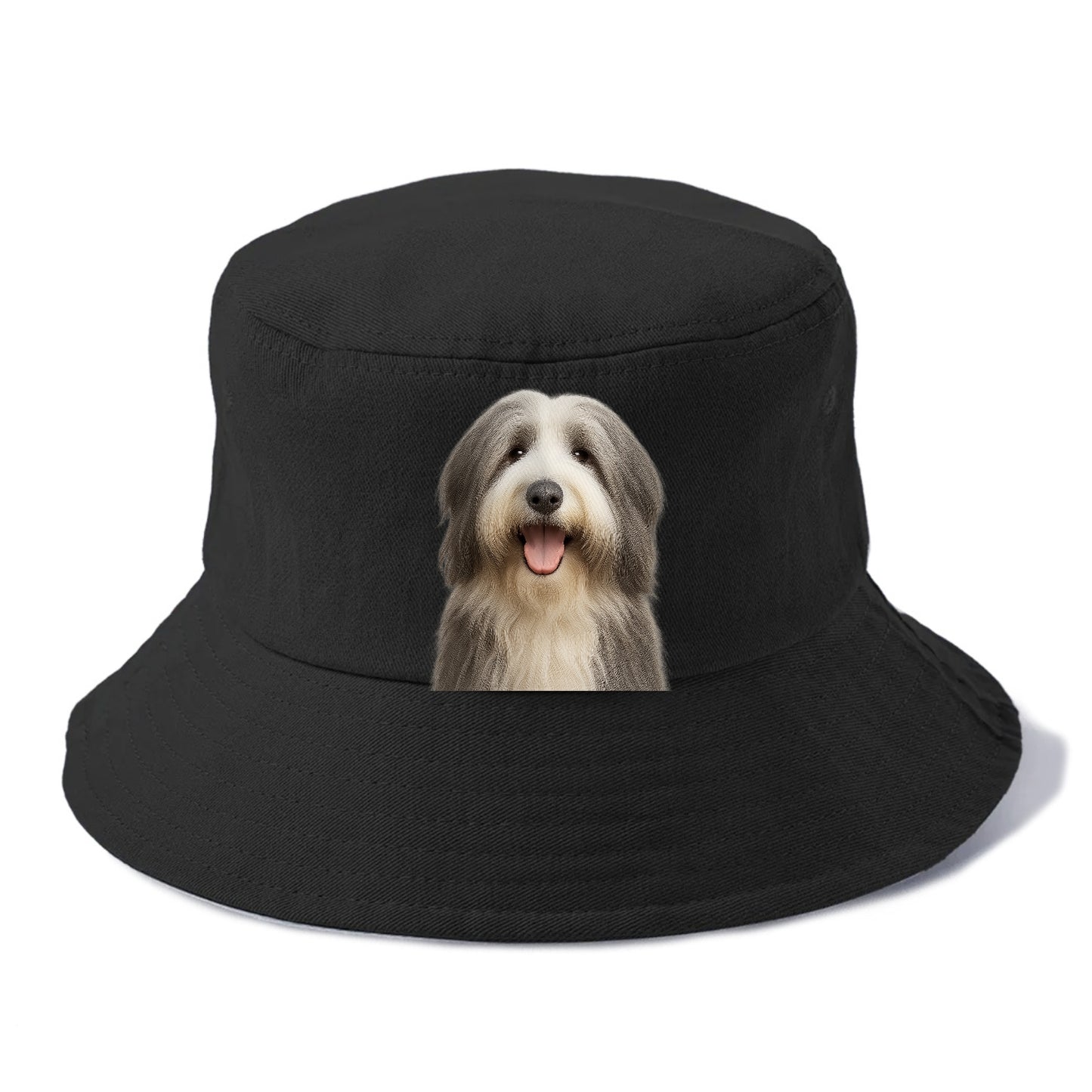 bearded collie: whimsical wanderer Hat