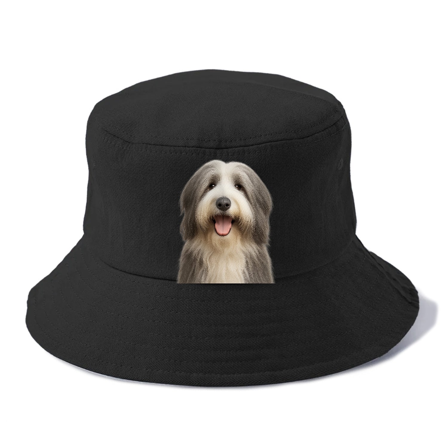 bearded collie: whimsical wanderer Hat