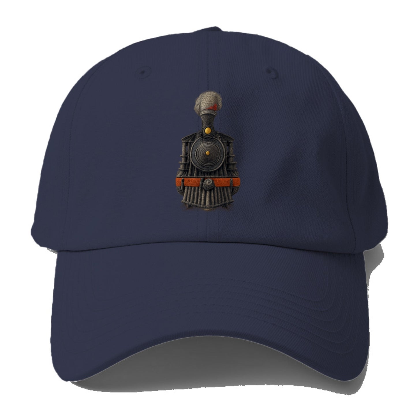 steam engine textured train illustration Hat