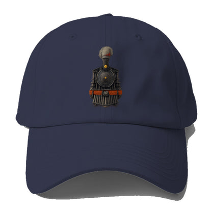 steam engine textured train illustration Hat