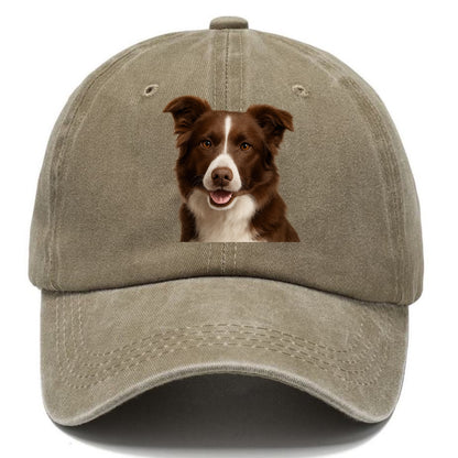 chocolate border collie: sweet & smart devotion Hat