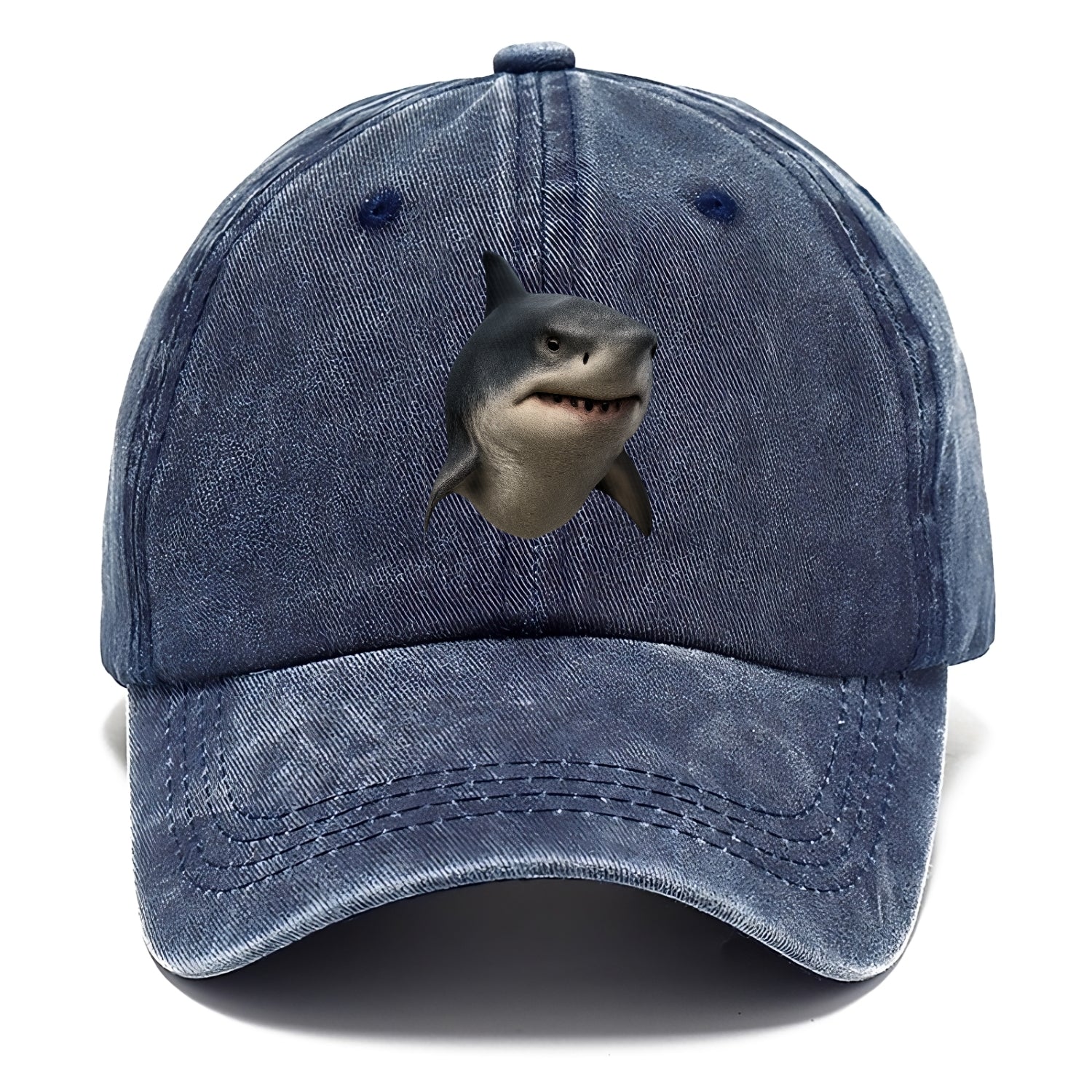 shark portrait design Hat