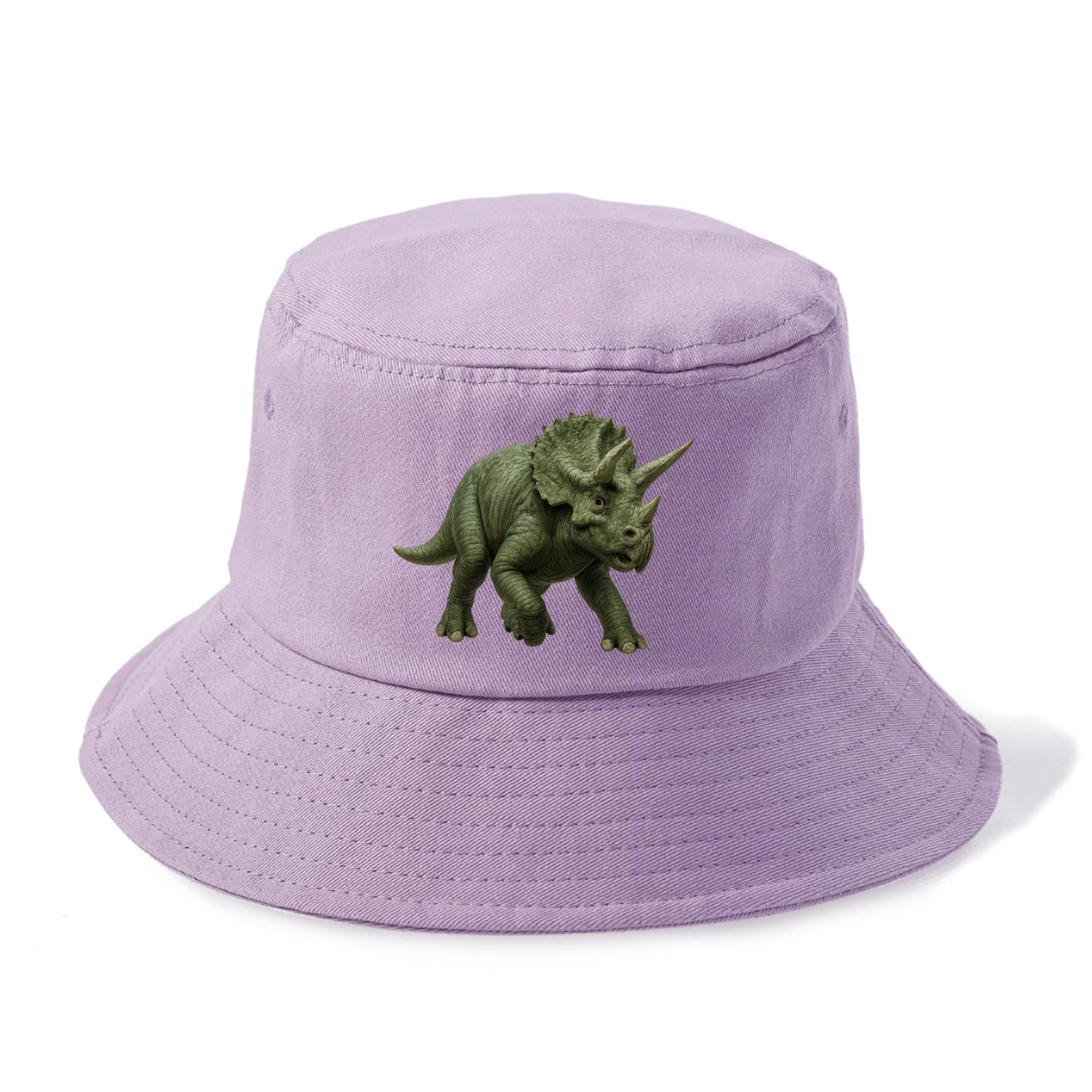 realistic triceratops roaming prehistoric earth Hat