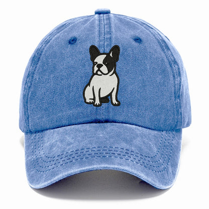 french-bulldog-black-white-charming-pose Hat
